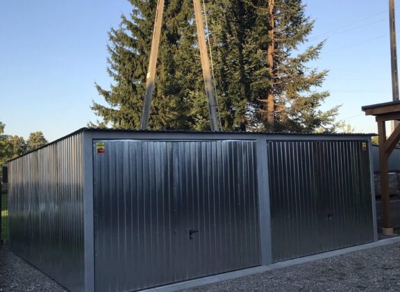 Garaż 6×5 Dwie Bramy Podnoszone