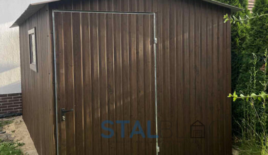 Drewnopodobny garaż na wymiar  